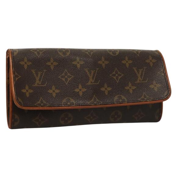 LOUIS VUITTON Monogram Pochette Twin GM Shoulder Bag M51852 - Picture 1 of 12